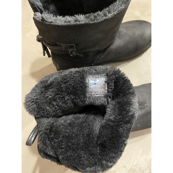 Skechers Keepsakes Black Synthetic Winter Boots Womens Size 8 EUR 38 - Picture 7 of 7